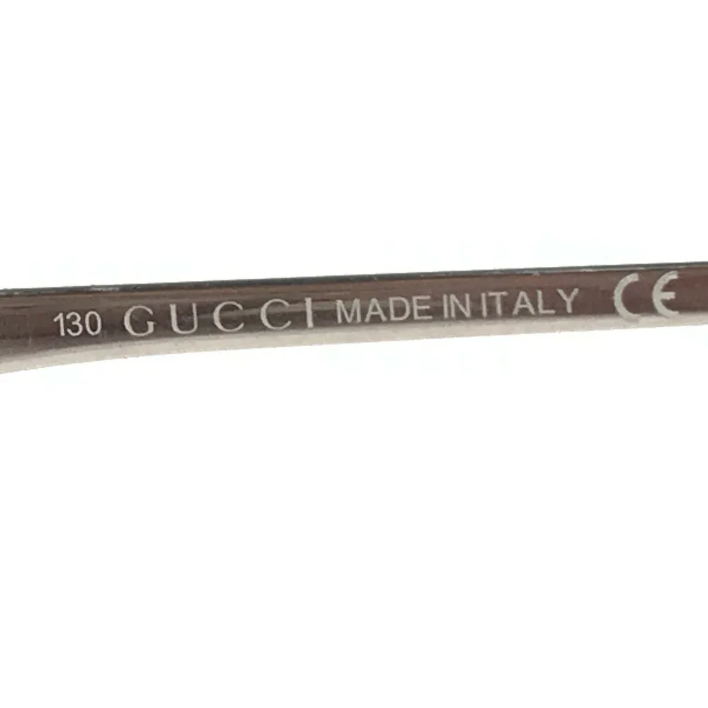 Gucci GG2576 Z4J Eyeglasses Frames Purple Silver Rectangular Full Rim 52-15-130